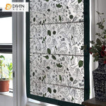 DIHINHOME Home Textile Roman Blind DIHIN HOME Pastoral Printed Roman Shades ,Easy Install Washable Curtains ,Customized Window Curtain Drape, 24"W X 64"H