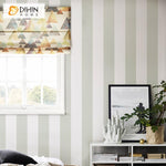 DIHIN HOME Retro Triangle Printed Roman Shades ,Easy Install Washable Curtains ,Customized Window Curtain Drape, 24"W X 64"H