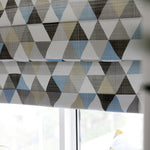 DIHINHOME Home Textile Roman Blind Fashion Geometric Printed Roman Shades / Window Blind Fabric Curtain Drape, 23"W X 64"H