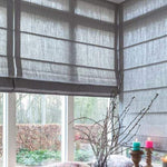 DIHINHOME Home Textile Roman Blind Modern Solid Color Roman Shades / Window Blind Fabric Curtain Drape, 23"W X 64"H