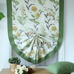 DIHINHOME Home Textile Roman Blind Pastoral Flower Printed Roman Shades / Window Blind Fabric Curtain Drape , 23"W X 64"H