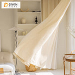 DIHINHOME Home Textile Sheer Curtain DIHIN HOME European Luxury Geometric Jacquard,Grommet Window Sheer Curtain for Living Room ,52x63-inch,1 Panel