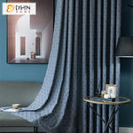 DIHIN HOME Modern Geometric Sheer Curtain,Grommet Window Curtain for Living Room,52x63-inch,1 Panel