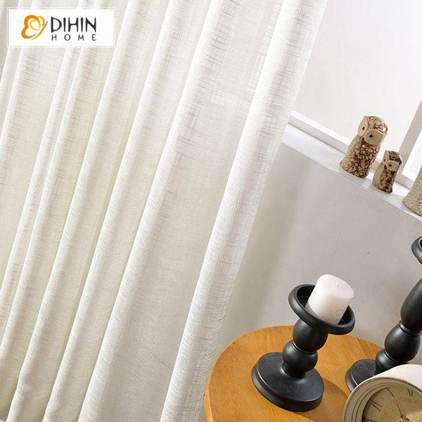 Sheer Curtain Blackout Grommet Window Curtain for Living Room ...