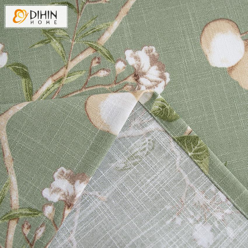 DIHINHOME Home Textile Tablecloth Copy of DIHIN HOME Autumn Leaves Printed Tablecloth For Rectangle Tables,Custom Washed Linen Tablecloth,Handmade Rectangle Table Cover