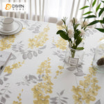 DIHINHOME Home Textile Tablecloth DIHIN HOME American Pastoral Printed Tablecloth For Rectangle Tables,Custom Washed Linen Tablecloth,Handmade Rectangle Table Cover