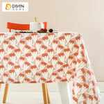 DIHINHOME Home Textile Tablecloth DIHIN HOME Modern Abstract Pattern Printed Tablecloth For Rectangle Tables,Custom Washed Linen Tablecloth,Handmade Rectangle Table Cover