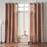 Modern Dark Brown Color Linen Solid Sheer Curtain Window Curtains For Living Room Roman Shades Curtains Window Blinds custom curtains blackout curtains curtains for living room sheer curtains curtain fabric linen curtains kitchen curtains velvet curtains pinch pleat curtains bay window curtains outdoor curtains pleated curtains floral curtains dining room curtains kitchen valances drapes for bedroom patio curtains nursery curtains grommet curtains